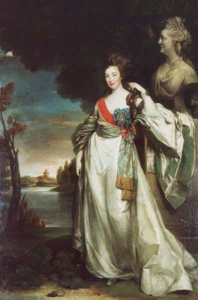 Richard Brompton Portrait of Aleksandra Branicka lady-in-waiting of Catherine II oil painting image